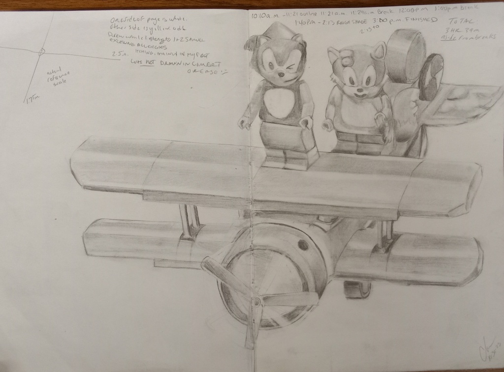 Sketch Practice – Sonic Toy